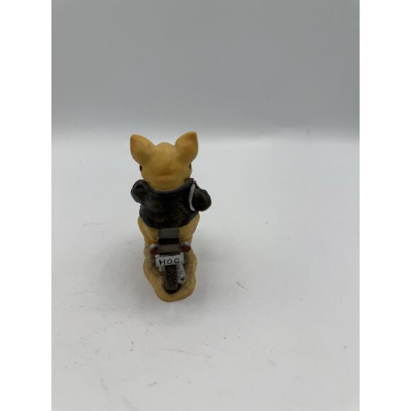 Mellville “Born to Ride” Pig Biker Figurine – Motorcycle Hog Wild - Picture 3 of 5
